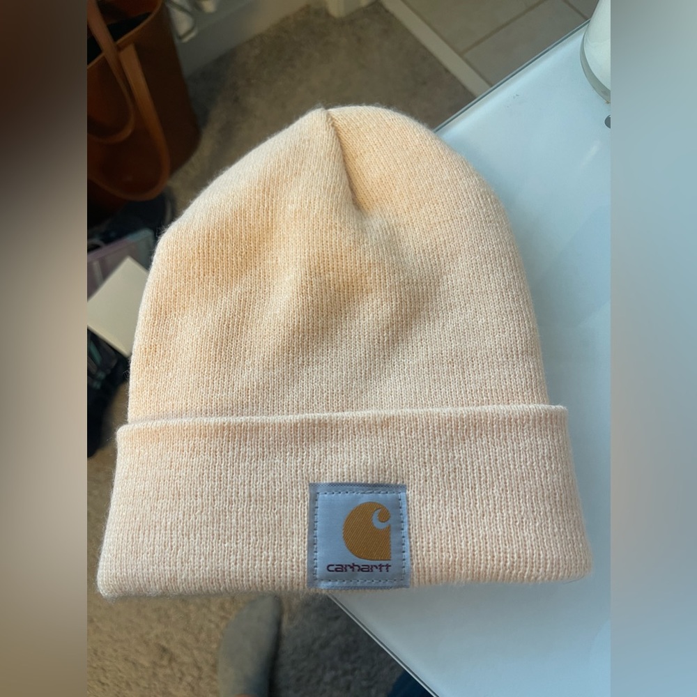 Carhartt Cuffed Beanie Hat, light pink